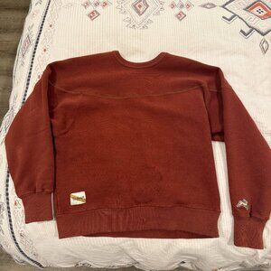 Tracksmith Trackhouse Crewneck Sweatshirt Maple Sweater Women’s XS